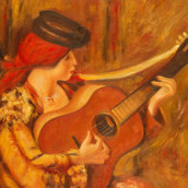 Ragazza con la chitarra