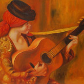 Ragazza con la chitarra