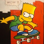 Bart sullo skate