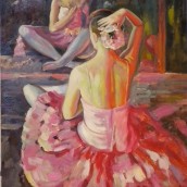 Ballerina allo specchio