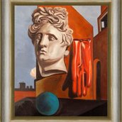 Canto d'amore + cornice moderna argento
