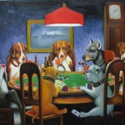 Cani che giocano a carte -Alta qualità