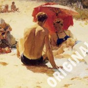 Aleksandr Diomidovich - in spiaggia