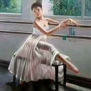 Ballerina in posa