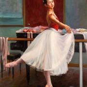 Ballerina alla sbarra