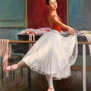 Ballerina alla sbarra