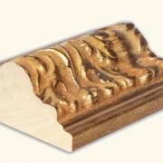 Dea + cornice classica Barocca Foglia oro