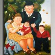 Botero Family 60x50x2cm