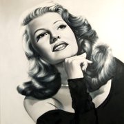 Rita Hayworth * opera originale Massima qualità