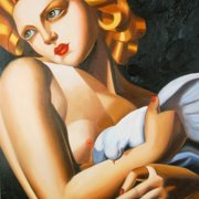 Donna con la colomba