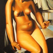 Nudo con veliero