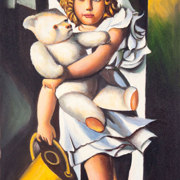 Bambina con orsacchiotto
