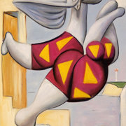 Bagnante con palla