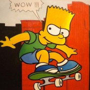 Bart sullo skate
