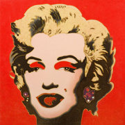 WARHOL   Marylin su Rosso