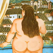 BOTERO Mujer en la Ventana