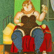 BOTERO  Mujer en la Cama