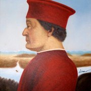 Federico da Montefeltro (con telaio)