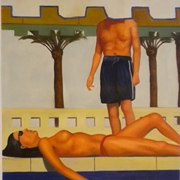 Un ospite non invitato 70x50 cm