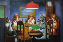 Cani che giocano a carte -Alta qualità