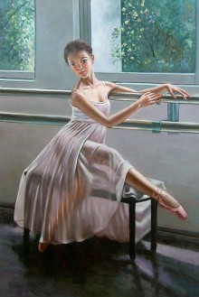 Ballerina in posa