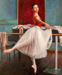 Ballerina alla sbarra