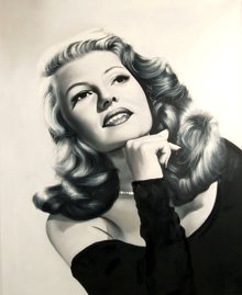 Rita Hayworth * opera originale Massima qualità