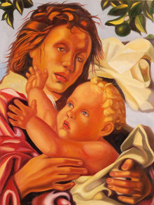 Madre con figlio