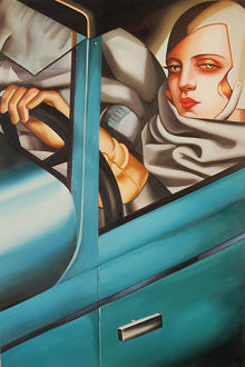 Autoritratto con Bugatti