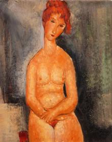 Nudo seduto