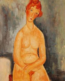 Nudo seduto