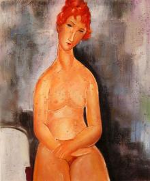 Nudo seduto