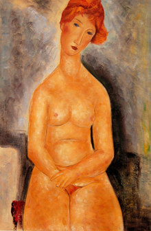 Nudo seduto