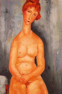 Nudo seduto