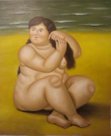 Donna sulla spiaggia