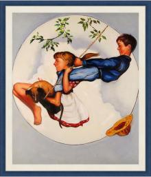 Fly away + cornice moderna blu e passpartout