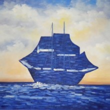 La barca blu