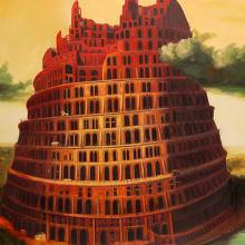 La torre di Babele 60x90cm