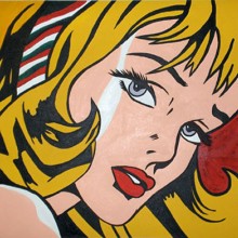 ragazza con fiocco