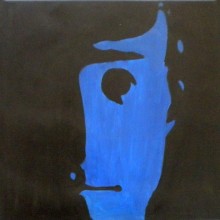 Ritratto in blu John Lennon