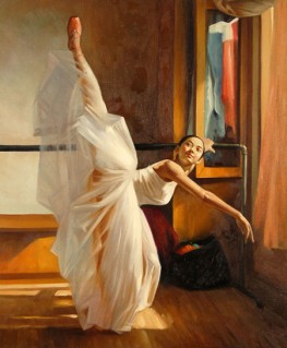 Ballerina alla sbarra