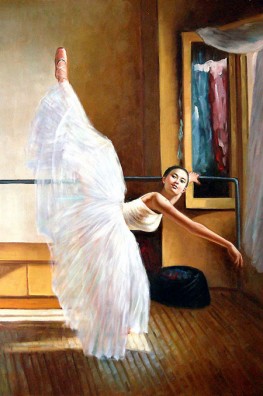 Ballerina alla sbarra