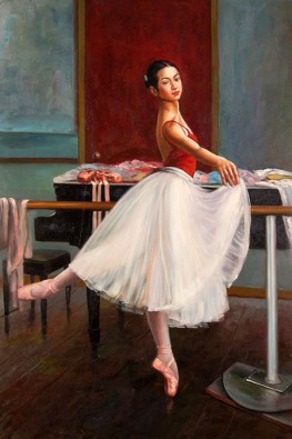 Ballerina alla sbarra