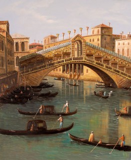 Ponte di Rialto -particular Alta qualità