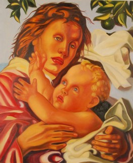 Madre con figlio