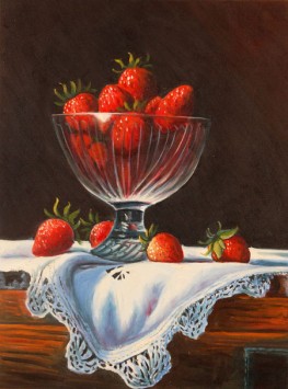 Fragole in vaso