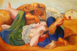 contadini alla siesta