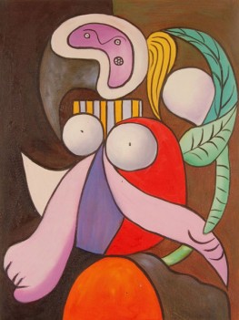 Donna con fiore