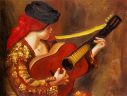 Ragazza con la chitarra