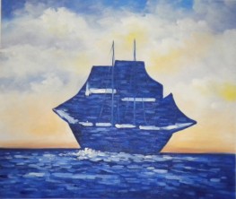 La barca blu